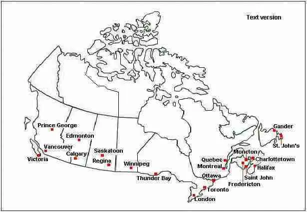 Figure 14 Canada major airports 2 HSD Freight Forwarder