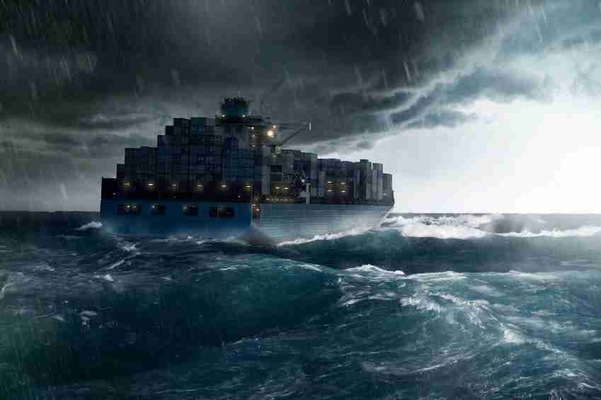 Figure 9 Bad weather conditions in ocean freight HSD Freight Forwarder