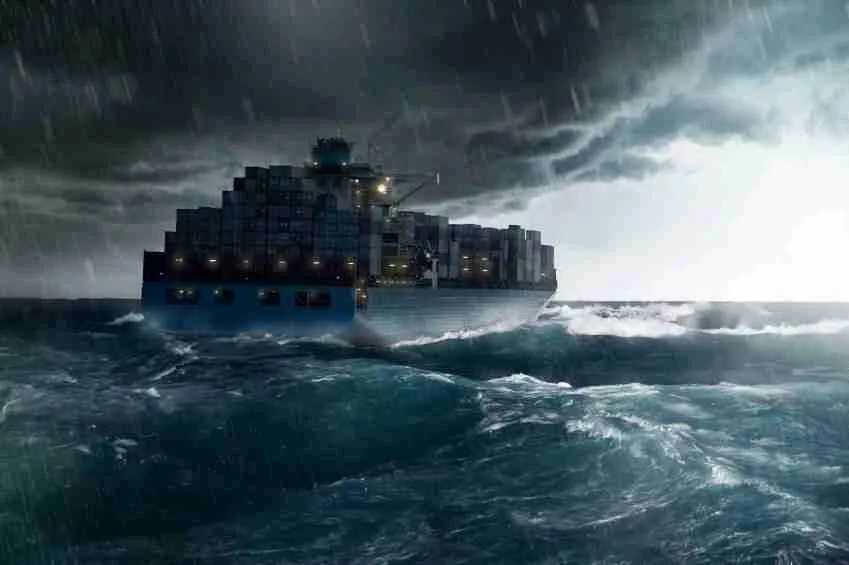 Figure 9 Bad weather conditions in ocean freight HSD Freight Forwarder